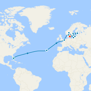 Scandinavia & Baltic Grand Adventure to Copenhagen with MIami Beach Stay