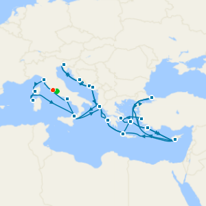 The Best of the Mediterranean from Rome with Stay