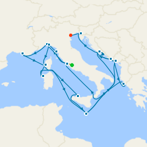 The Best of the Mediterranean from Rome with Stays
