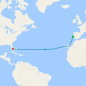 Passage To Paradise from Lisbon to Miami