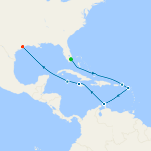 Caribbean Quest from Miami to Galveston