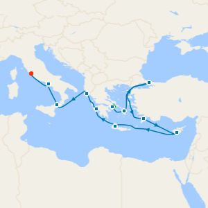 Mediterranean with Greek Isles & Turkey from Athens with Stay