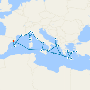 The Best of the Mediterranean from Barcelona with Stay
