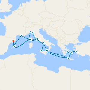 The Best of the Mediterranean from Barcelona with Stay