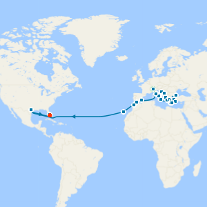 Swiss Alps, Bernina Red Train and Aegean & Moroccan Grand Adventure with Milan, Rome and Miami Beach Stays