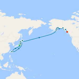 North Pacific Crossing from Tokyo to Vancouver