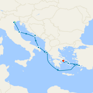 Adriatic & Aegean Discovery with Venice Island and Athens Stays 