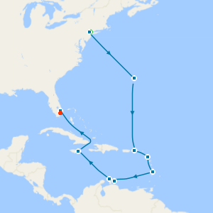 The Ultimate Caribbean Collector with Stays in New York and Miami Beach 