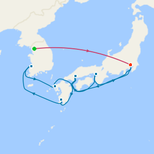 Seoul and Tokyo Stays, Mount Fuji, Kobe, Hiroshima and South Korea