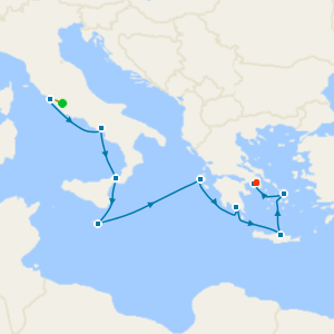 Greco-roman Exploration from Rome to Athens with Stays 