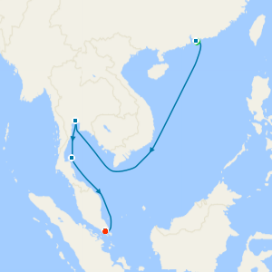 Wonders of South East Asia from Hong Kong to Singapore with Stays