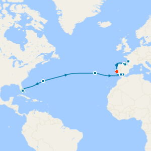 Atlantic Evenings to Lisbon with Miami Beach Stay 