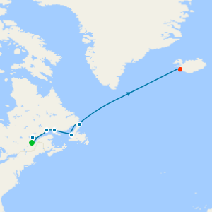 A Grand Journey from the Wilds of Canada to Iceland’s Volcanic Lands from Quebec City to Reykjavik