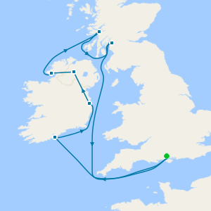 A Journey of Wild Celtic Legends & Untamed Northern Shores from Southampton