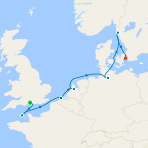 A Journey from Literary Isles to Nordic Capitals from Southampton to Copenhagen