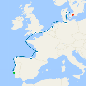 A Grand Journey from Lisbon to the Vibrant Streets of Copenhagen from Lisbon to Copenhagen