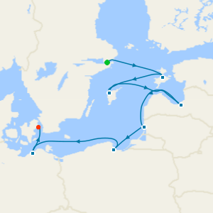 A Journey through Baltic Isles, Historic Cities & Scenic Shorelines from Stockholm to Copenhagen