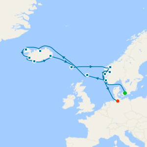 An Extended Journey of Wild Landscapes, Volcanic Shores & Historic Canals from Copenhagen to Hamburg
