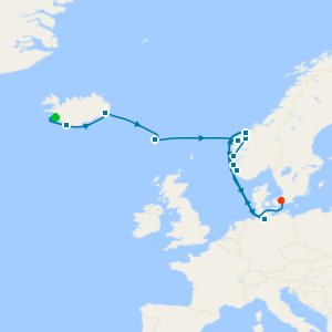 An Extended Journey from Iceland to the Vibrant Heart of Copenhagen from Reykjavik to Copenhagen