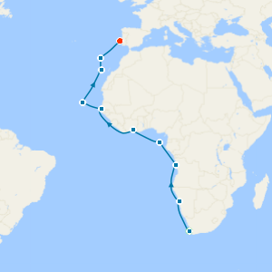 Wilderness & Wonder from Cape Town to Lisbon with Stays 