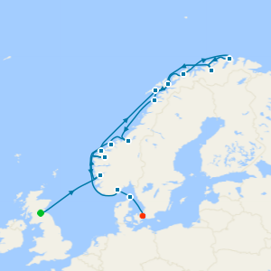 Norwegian Fjords cruise from Edinburgh