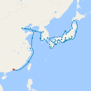 Japan & China Grand Voyage from Tokyo to Hong Kong