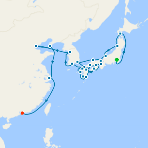 Japan & China Grand Voyage from Tokyo to Hong Kong