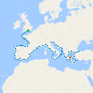 Portsmouth to Athens Grand Voyage