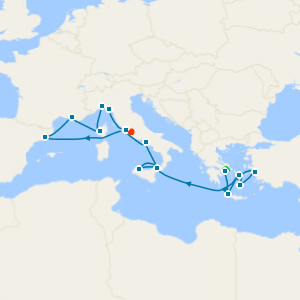 The Best of the Mediterranean with Athens and Rome Stays
