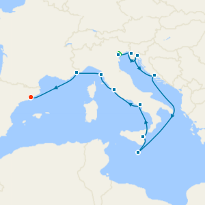 Classical Shores from Venice to Barcelona with Stays