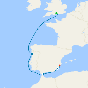 Spain & Portugal Autumn Warmth from Southampton to Alicante