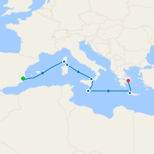 Islands of the Mediterranean from Alicante