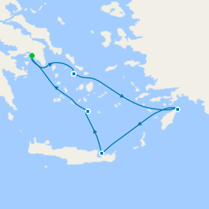 Scenic Greek Island Hopping from Piraeus