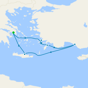 Greek Islands & Turkish Riviera from Piraeus