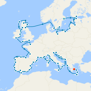 Stockholm to Athens Grand Voyage with Stay