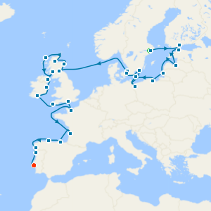 Baltic & Western Europe Combination Cruise from Stockholm with Stays