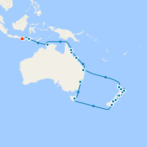 Austral Arc from Sydney to Bali with Stays 