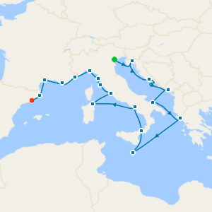 Legacy Of Civilizations From Venice (Fusina) To Barcelona