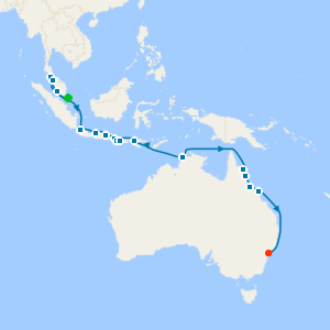 Indo-Pacific Voyage From Singapore To Sydney