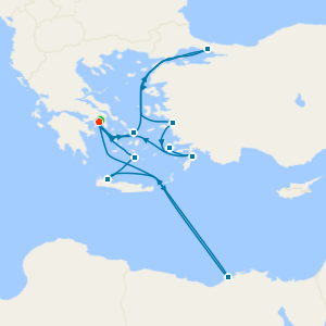 Greek Isles: Istanbul & Cairo Overnights from Athens with Stay