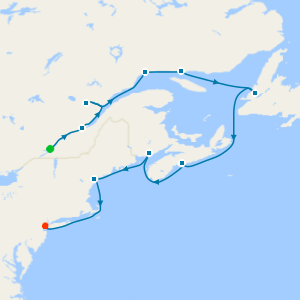 Autumnal Allure & Maritimes from Montreal to New York