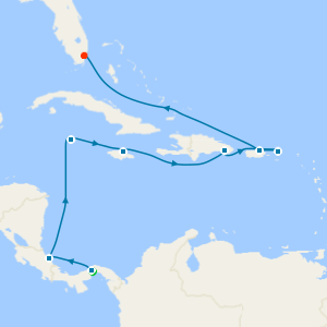 Panama Canal & Island Gems from Panama City to Miami