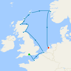 London (Southampton) to Amsterdam (Ijmuiden)