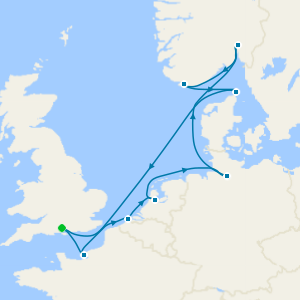 Icons of the North Sea from London (Southampton) to London (Southampton)