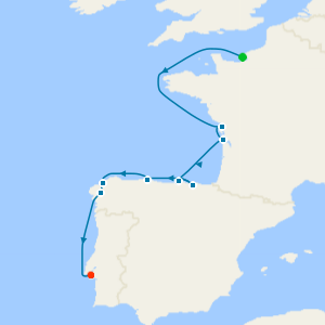 French & Spanish Revelation from Paris (Le Havre) to Lisbon