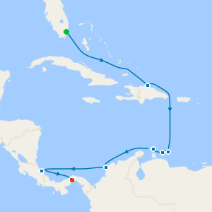 Azure ABCs & Panama Passage from Miami to Panama City