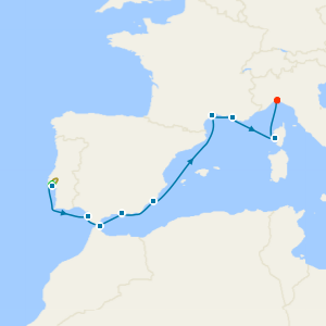 Seville, Granada, Murcia and French Riviera from Lisbon with Stay 