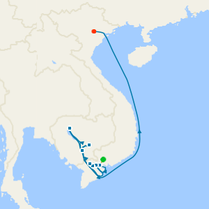 Vietnam, Cambodia and Mekong river cruise from Ho Chi Minh City