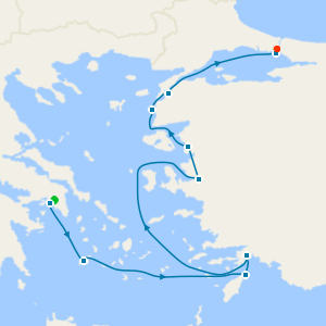 Legends of Troy & Byzantium with Athens and Istanbul Stays