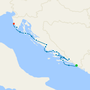 Croatia & Montenegro in Depth from Dubrovnik